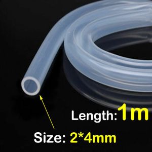 NEXTYOO 1M Milk Clear Flexible Soft Rubber Hose Pipe Silicone Tube Translucent
