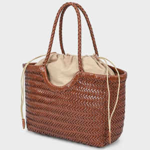French Woven Tote Bag Women Handmade Basket Shoulder Bag Large Capacity Casual Underarm Shopping Handbag with Inner Pocket2026