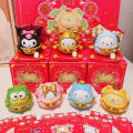 Original Sanrio Lucky Cat Figure Anime Tumblr Kuromi Cinnamoroll Pochacco Hello Kitty Figurines Decoration Ornament Gifts Toy. 