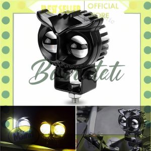 Waterproof LED Motorcycle Fog Lamp – 6000K White & Yellow High Performance Perfect for Off-Road & Work Use