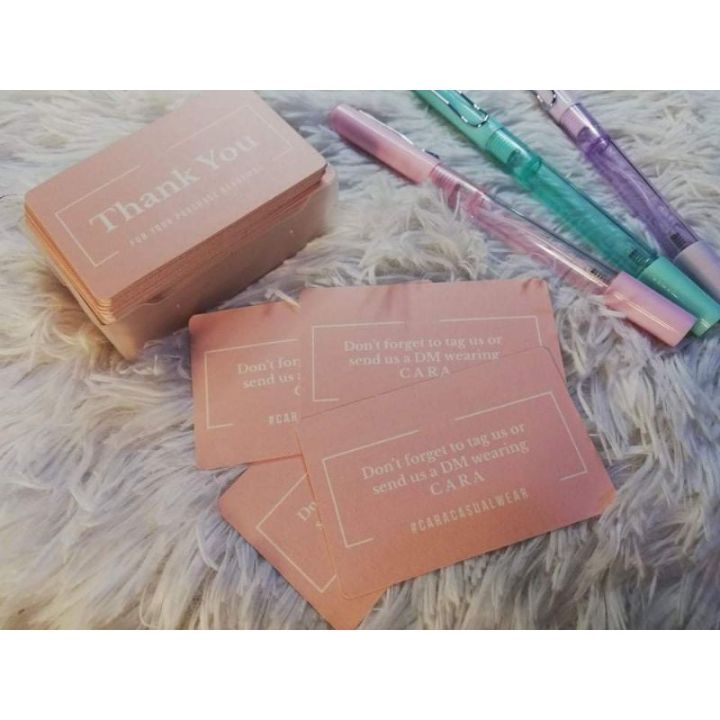 Customized thank you cards lazada ph