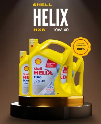 Shell Helix HX6 10W-40 Kemasan 4L