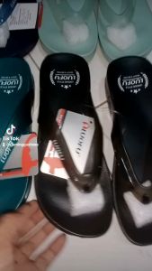 Jelly Sandal Jepit Karet Wanita Luofu Import Model Baru