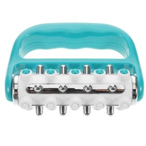 FDRGV 360° Rotating Handheld Cellulite Massager Portable Design Multi-Round Deep Tissue Massager Mini Size Electroplated Roller Muscle Massage Roller Daily