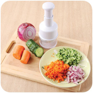 Manual Hand Pressing Chopper Cutter Garlic Onion Crusher Salad Slicer Mincer