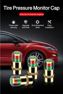 Tire Pressure Monitoring Cap Car Adult Safe TPMS/Anti-theft Design/Sensitive Detection/Driving Use/Men Women Universal