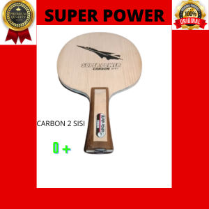 BED Pingpong Super power  original 2 Sisi Carbon Bet Berkwalitas OFF+ plus Bad Asli Premium standar Internasional