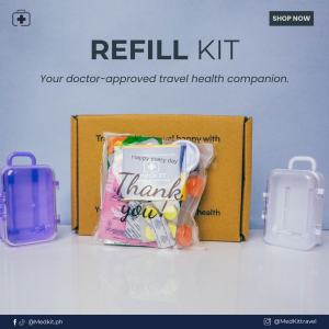 MedKit.PH Travel Medicine Refill Kit Essential Health Refill with 40+ items