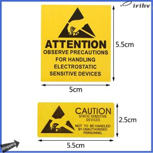 【jianzhanqinl】 40 miếng dán cảnh báo nhãn dính cảnh báo thiết bị nhạy tĩnh điện ESD