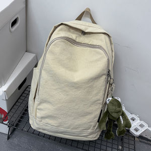 Tas Ransel Pria Wanita Polos Simpel Multifungsi Muat Laptop Dan Barang Sehari-hari - RK010