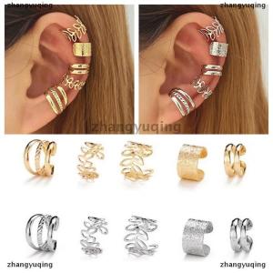 [COD] zhangyuqing 5Pcs Set Of Simple Personality Ear Cuff Alloy Jewelry Classic Ear Accessories For Women Daily Party Wear