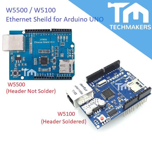 Arduino Ethernet Shield W5100/W5500 with Micro SD card Slot 5100 5500 ...