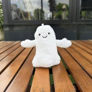 [haoh] Fun Cartoon Halloween Skeleton Bat Plush Doll Pendant Keychain Creative Cute Backpack Accessories For Children Holiday Gifts