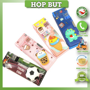 HỘP ĐỰNG BUT NHỰA HÍT 2 MẶT ĐA NĂNG CHO HỌC SINH XPM-551-2
