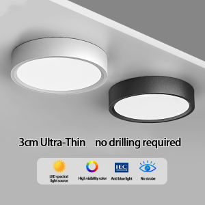 DIODIY Pin Light Surface Mounted Led Downlight Ceiling Light 3 Color 6/12/18/24W Pinlight Round Downlights Indoor Lighting 220V