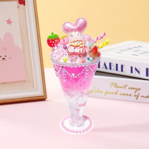 [SG STOCK] DIY Ice Cream Craft Set Crystal Slime Dessert Cup Kit Simulation Toys Material Pack Toy Kids Childrens冰激凌