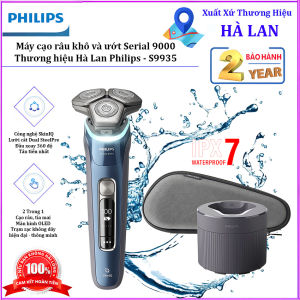 Máy cạo râu khô và ướt công nghệ SkinIQ hiện đại Serial 9000. Thương hiệu Hà Lan cao cấp Philips - S9935/50. HÀNG CHÍNH HÃNG