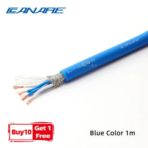 [Sakiyo]CANARE 4 Core Star Quad Microphone Audio Cables L-4E6S All Line-level Signals Wire O.D 6mm 4*0.2 mm² Braided Shield Coverage 94%