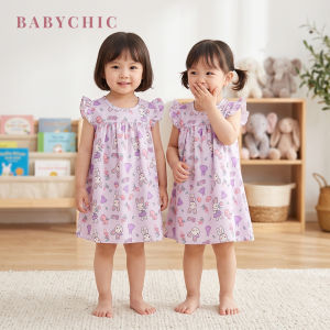 Baju Gaun Budak Perempuan 0-6 Years Baby Girls Floral Dress Cotton Soft Sleeveless Dress