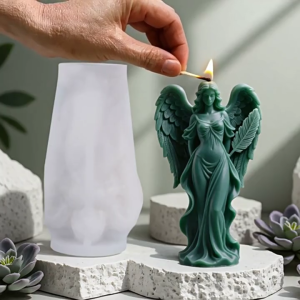 Elegant Wing Silicone Craft Mould Portable for Detailed Creation and Room Decorations