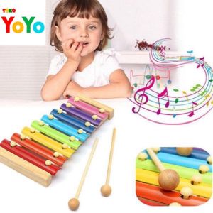 Mainan Edukasi Xylophone Alat Musik Kayu Anak Bayi Kolintang Ketukan