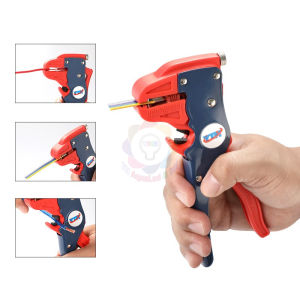 Kềm tuốt dây điện kìm mỏ quạ 2 trong 1 tuốt dây điện kìm cắt dây điện kết hợp tiện lợi dùng cho điện tử điện gia dụng