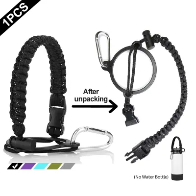 Hydro Flask Rope Handle Aquaflask Accessories Paracord Handle Strap Water Bottle Rope Handle for Hydro Flask Wide Mouth Insulated Bottles Paracord Handle Strap