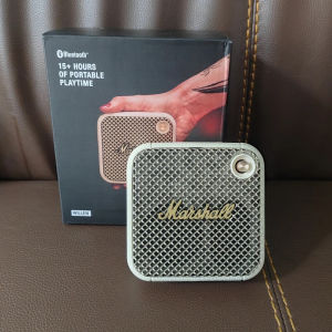 for Marshall Willen 10W Portable Bluetooth Speaker (IP67 Water & Dust Resistant 15 Hours of Playback Time Mono Channel Black & Brass)