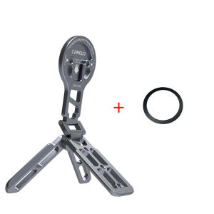 FCCAMOLO MG-05 Magnetic Phone Holder Magsafe Tripod w/ Arca-Swiss Cold Shoe for Phone Vlog Foldable Desktop Phone Mount for Travel