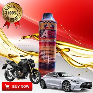 Aero Metal Guard Engine Oil Additive Treatment – Protector for All Gasoline & Diesel Engines | 60ML 250ML & 500ML
