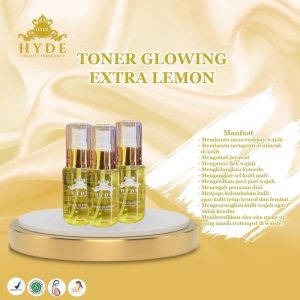 hyde beauty skincare 0ri bp0m toner lemon serum sakura serum extra lemon cream malam forte siang glowing cream night cream day