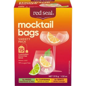 HỘP 15 GÓI TRÀ TÚI LỌC Red Seal Mocktail Variety – Thưởng Trà Kiểu Mocktail Không Cồn 37.5g