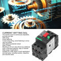 Motor Protection Circuit Breaker Motor Circuit Breaker Prevent Miscontact Screw Connection Easy To Maintain High Temperature Resistant 3P for Inductive Loads. 
