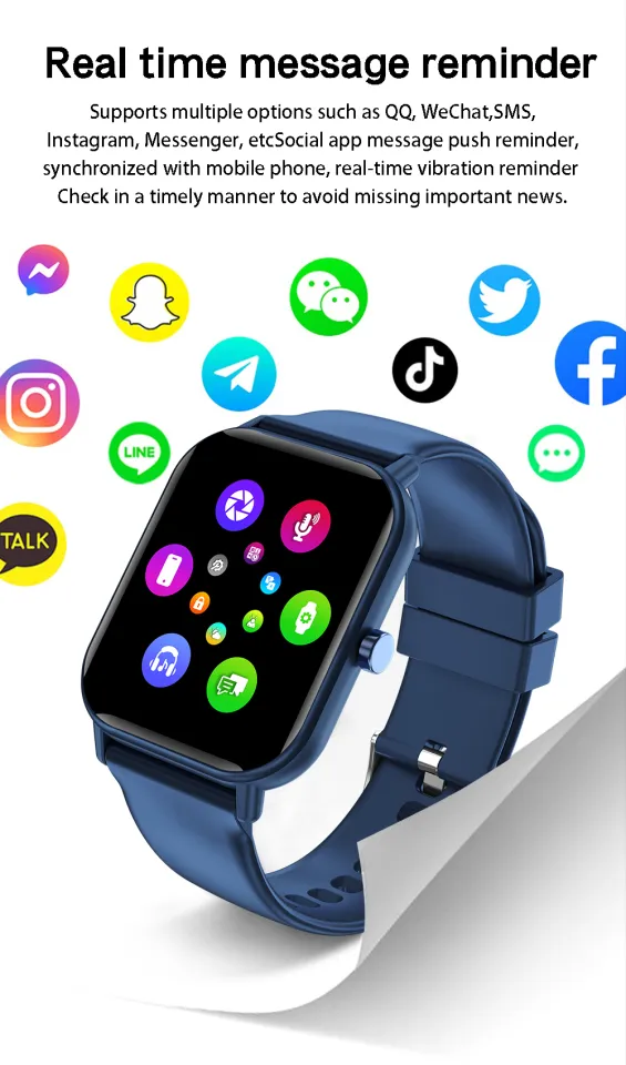 Aolon GTS 2024 Smart Watch Original 183 Inch jam tangan pria