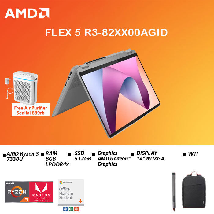 LENOVO LAPTOP IDEAPAD FLEX 5 R3-82XX00AGID 14