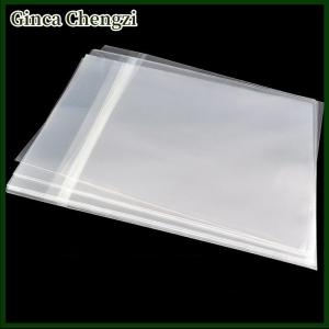 Ginca 50ชิ้น12นิ้วไวนิลใสแผ่นป้องกัน LP ไวนิลถุงกาวในตัวปลอกพลาสติกด้านนอกสำหรับใส่ซีดีเทปป้องกันแขนเสื้อ