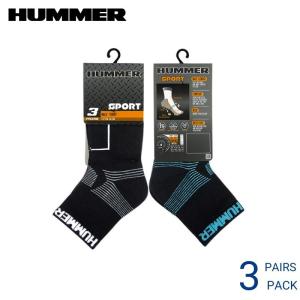 HUMMER COTTON BLEND HALF LENGTH SPORT SOCKS (3 pairs) HMS06