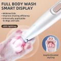 2024 Upgrade Micro Precision Trimmer, MultifunctionalHair Clippers with LED Light, Low Noise Waterproof Rechargeable Paw Trimmer for Paws, Ears, Rump, Face, Eyes. 