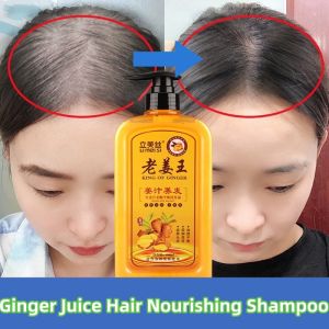 800ml Ginger Shampoo anti hair loss and dandruff fast and quick to make hair smooth prevent hair loss shampoo relieve itching repair split ends