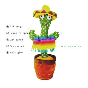 LYZRC Cactus sand carvings that can sing and dance electric cactus creativity will twist