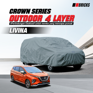 4 Layer Cover Nissan Livina Sarung Mobil Super Outdoor Anti UV & Waterproof  BRICKS