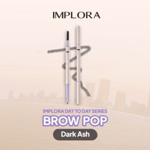 IMPLORA Day To Day Brow Pop 0.08gr - Eyebrow || Pensil Alis Implora || Waterproof Long Lasting Eye Brow
