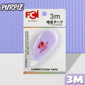 FCI Correction Tape 3m Non-toxic Smooth clean and opaque white coverage Correction Suitable for Office Supplies & School Use (Sold per piece)