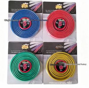 Car Door U-Shaped Edge Trim Anti-Collision Sealing Strip PVC Protective Decorative Strip for Automotive Door Frame and Body Edging