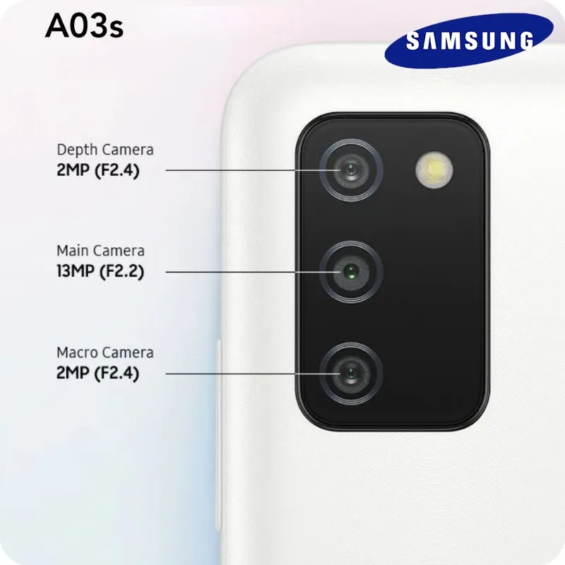 Samsung Galaxy A03s RAM 4GB+64GB inch Large capacity 5000mAh