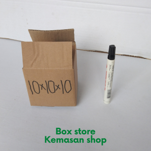 Kardus box polos 10 X 10 X 10 CM 10 Pcs  | KARDUS PACKING