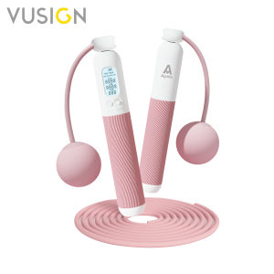 Vusign เชือกกระโดดไร้สาย เชือกกระโดดไฟฟ้า เชือกกระโดด หน้าจอแบบ LED นับรอบกระโดดได้ วัดปริมาณการเผาผลาญได้ Jump Rope