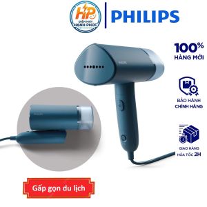 Bàn ủi hơi nước du lịch cầm tay Philips STH3000/20 - 1000W - Tay Cầm Gấp Gọn - Bảo Hành 2 Năm