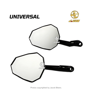Universal Handlebar Side Mirror Normal White Lens Handle Bar Rearview Mirrors Motorcycle Accessories