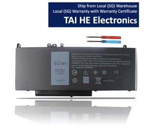 6MT4T Laptop Battery for Dell Latitude E5470 Laptop Battery E5570 Precision 3510 7V69Y Laptop Battery TXF9M Battery 79VRK 07V69Y Laptop Battery 0HK6DV Laptop Battery 079VRK Laptop Battery 0TXF9M Laptop Battery 451-BBUN 451-BBTW 0C1P4 - 7.6V/62Wh